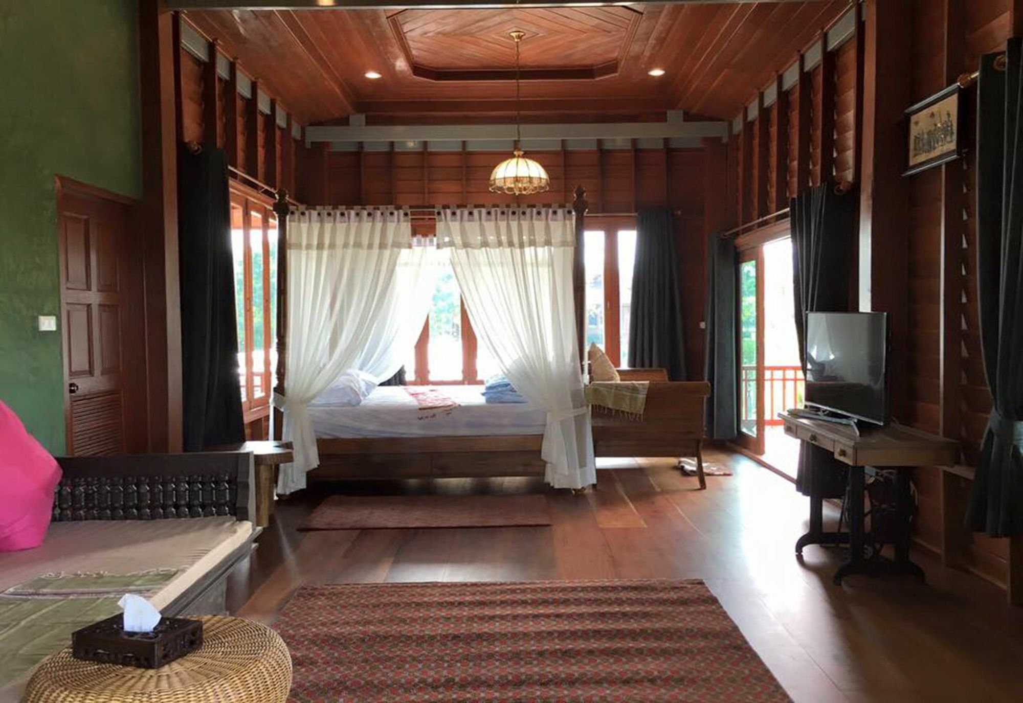 Hotel Ban Suan Tawan Chiang Dao Exterior foto